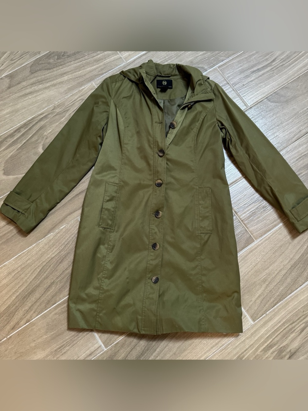 House of Harlow Hooded Trench